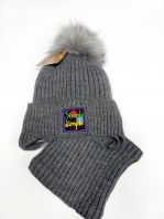 Комплект  Simpl dimpl, шапка завязки+снуд