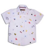 Рубаха рисунок,белый 