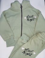 Утепленный,  на замке,  фисташковый 