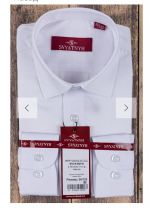 Рубаха белая,  длинный рукав 