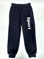 Брюки  спорт,  черные