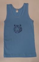 Тигр, голубой 