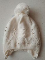 Белые бусины, на х.б.