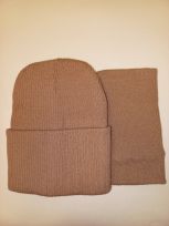 Шапка +снуд,  беж