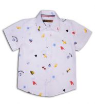 Рубаха рисунок,белый 