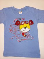 Футболка малыши , голубой