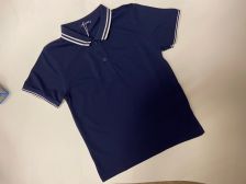 Поло, короткий рукав, т.синий 