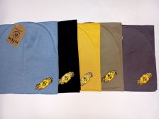 Шапка +снуд, двойной трикотаж