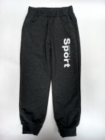 Брюки  спорт,  серые 