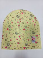 Сердечки, жёлтый 