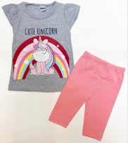 Единорог, серый 